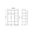 Hanah Home Ormar Aden 120, 120 x 192 x 45 cm, Beli