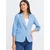 Fransa Blazer svetlo modra