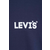 Pamučna majica Levis za muškarce, boja: tamno plava, s tiskom