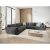 Siv kotni kavč (obojestranski) Vanda - Mazzini Sofas