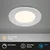Briloner 7049014 - LED ugradno svetlo za kupatilo 6W/230V IP44, mat hrom