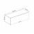 Hanah Home Zidni ormarić Y5081-7481, 135x45x52 cm, Orah