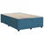 Vidaxl Box spring postelja z vzmetnico temno modra 120x200 cm žamet