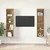 Vidaxl Komplet TV omaric 2 szt. Rjava 37 x 37 x 142,5 cm