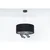 Luster na sajli BUBBLE 1xE27/60W/230V prečnika 40 cm crna