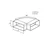 HACO Koleno Elbow horizontal flat CKH, 2 x 220 x 55 mm 0661
