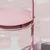 TOFSAND Fenjer za čajnu svećicu,unutra/spo, roze, 21 cm
