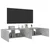 Zidni TV ormarići LED 2 kom boja betona 80x35x31 cm
