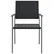Vrtne stolice 2 kom crne 54 x 62,5 x 89 cm od poliratana