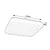 Rabalux Plafonjera Eldrick2, LED 24W, 33x33cm, Bela