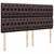 Vidaxl Box spring postelja z vzmetnico temno rjava 180x200 cm blago