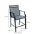COSTWAY Set vrtnih stolov 2 kosa, (5000007067)