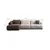 Atelier del Sofa Ugaona garnitura Sofia, 290x105x85 cm, Braon-bela
