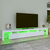 TV ormarić s LED svjetlima bijeli 260 x 36,5 x 40 cm
