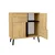 Hanah Home Multifunkcionalna komoda, Krem