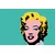 Tapeta ikonična Marilyn Monroe v pop art dizajnu - 245x165