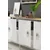 Hanah Home Konzola Tuna 180, 180x75x32 cm, Bela