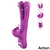 Action Nico Vibrator with Clit Hitting Ball & Alternating Dildos Purple