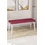 Hanah Home klupa Pera Bench, 105 cm, bordo / bela
