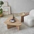 Hanah Home Set klub stolova Ballare, 2 komada, Smeđi