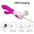 Zeka vibrator za G tačku, 30 režima vibracije CRNI