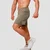 GymBeam Pulse Running shorts 2in1 Vetiver