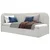 MID.YOU OBLAZINJENA POSTELJA 90 cm x 200 cm , les, tekstil, leseni material bež