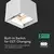 LED solarno zidno svetlo sa senzorom LED/9W/5V IP65 2600 mAh belo
