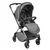 Kikka boo Kolica Lanah 3in1 premium set sa autosedištem I-Xtend I-size i tvrdom korpom Grey