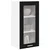 Viseći ormarić s pohranom 2 pcs Crni hrast 40 x 31 x 80 cm