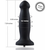 HiSmith HSA68 Vibrating Silicone Butt Plug KlicLok 7.28 Black