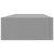 Zidna polica s ladicom siva 60 x 23,5 x 10 cm MDF