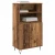 Highboard Smeđa 60 x 36 x 110 cm Konstruirano drvo