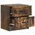 Noćni ormar s ladicama 2 pcs Dimljeni hrast 43 x 34,5 x 44,5 cm