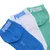 PUMA Quarter Socks Youth (3-pack), Shop, Green/Blue, 23-26