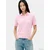 TOMMY HILFIGER Majica 1985 roza/bela