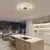 Brilagi - LED stropni ventilator sa prigušivačem LED/66W/230V 55 cm bela/zlatna + daljinski upravljač