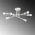Opviq Luster Flower-177-AV, 30cm, 64x64 cm, E27, 40W