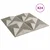 Zidne panele 24 pcs Origami beton 50 x 50 cm XPS pjena