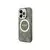 GUESS IML Glitter Peony Gold Maska za telefon iPhone 14 Pro, MagSafe, Crna