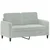 3-dijelni set sofa svjetlosivi baršunasti