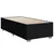 Vidaxl Box spring postelja z vzmetnico črn 90x190 cm blago