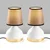 Opviq Set Stonih lampi 8022, 17x17x33 cm, IP20, 2 komada, Belo-smeđa