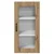 Zidni stakleni ormarić 2 pcs Umjetnički hrast 40 x 31 x 80 cm