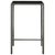 Vrtni barski stol sivi 70 x 70 x 110 cm od poliratana i stakla
