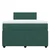 Vidaxl Box spring postelja z vzmetnico temno zelen 120x190 cm žamet