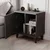 Hanah Home noćni ormarić Rose, 55,5 cm, antracit