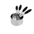 4-piece measuring cup set, stainless steel - Zokura