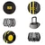 MyValice Set kofera 6452, 3 dela, Antracit