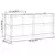 Vrtna sadilica 150 x 50 x 70 cm od impregnirane borovine